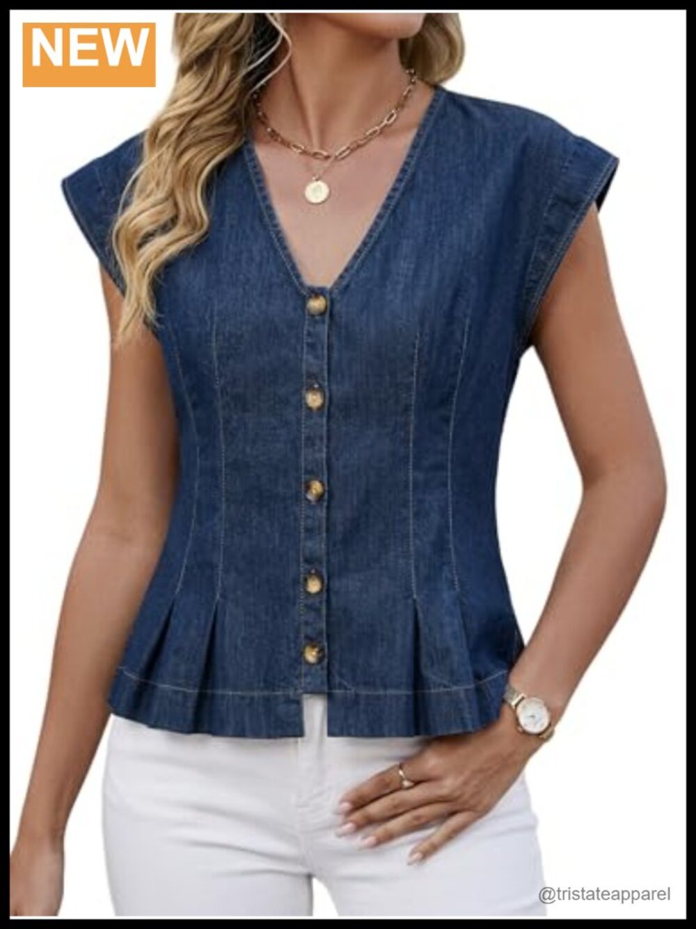 Women's V Neck Crop Tank Top Cotton Casual Sleeveless Blouse Summer Top